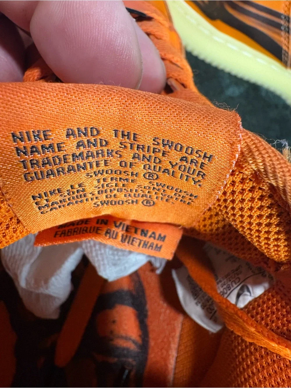 Nike Air Force 1 Low Orange Skeleton Halloween 2020 CU8067-800 Men’s Size 11.5